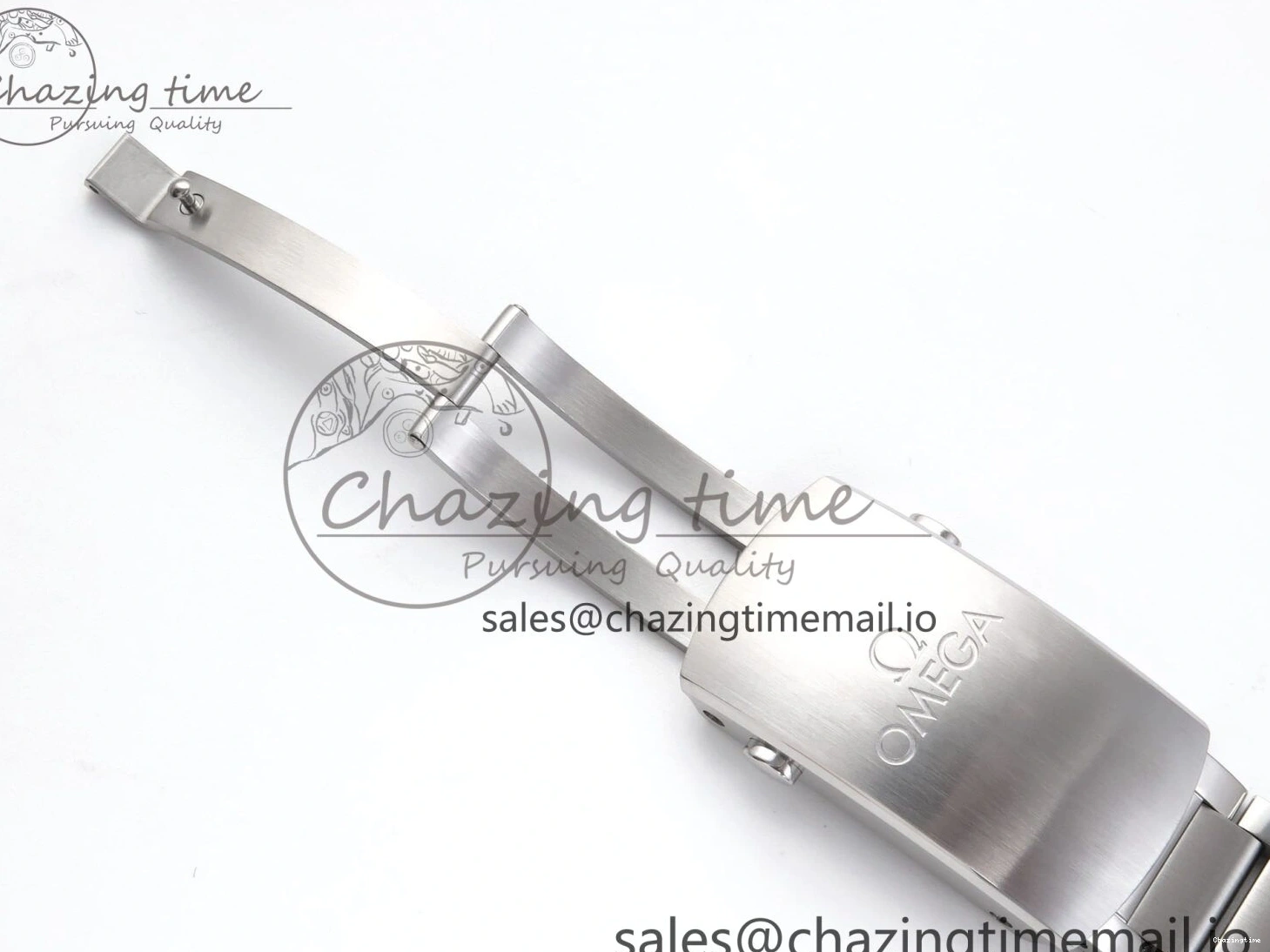 0401 Elegant Seamaster 300 Heritage SS VSF 1:1 Best Edition Blue Dial on SS Bracelet A 7701